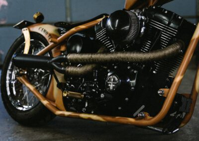 close-up of motorcycle